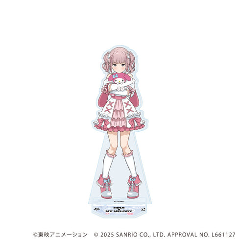 『ガールズバンドクライ×サンリオキャラクターズ』BIGアクリルスタンド06/ヒナ×マイメロディ(コラボイラスト)